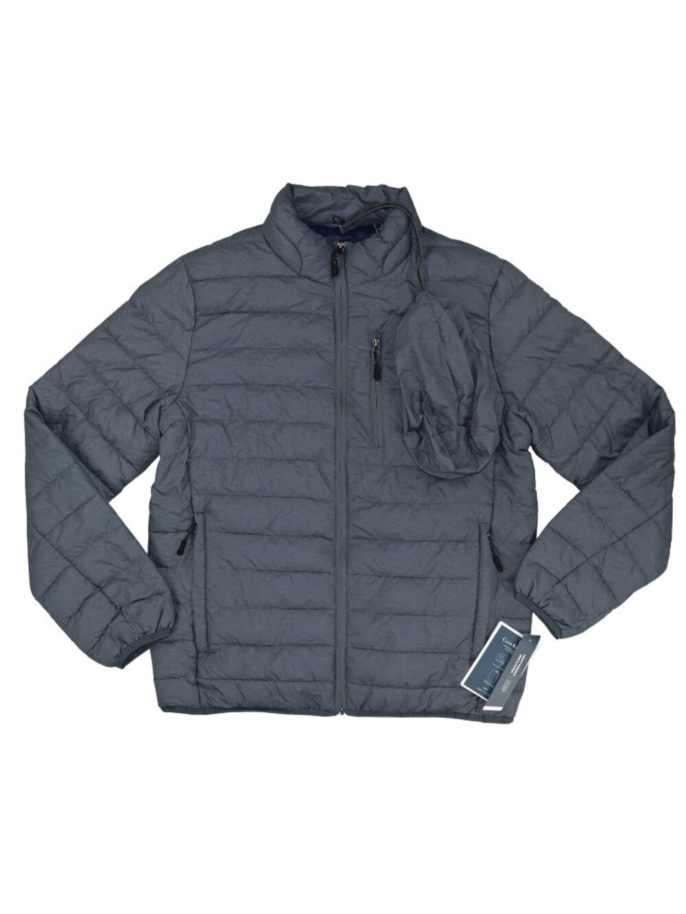 Club Room Water Resistant Packable Down Fill Full Zip Quilted Men's Jacket NWT